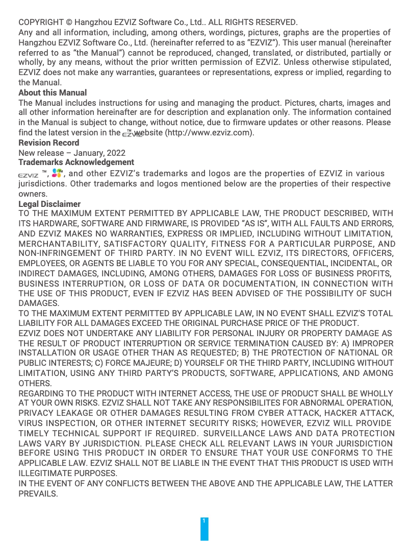 Imagen de la primera página del manual del dispositivo H6