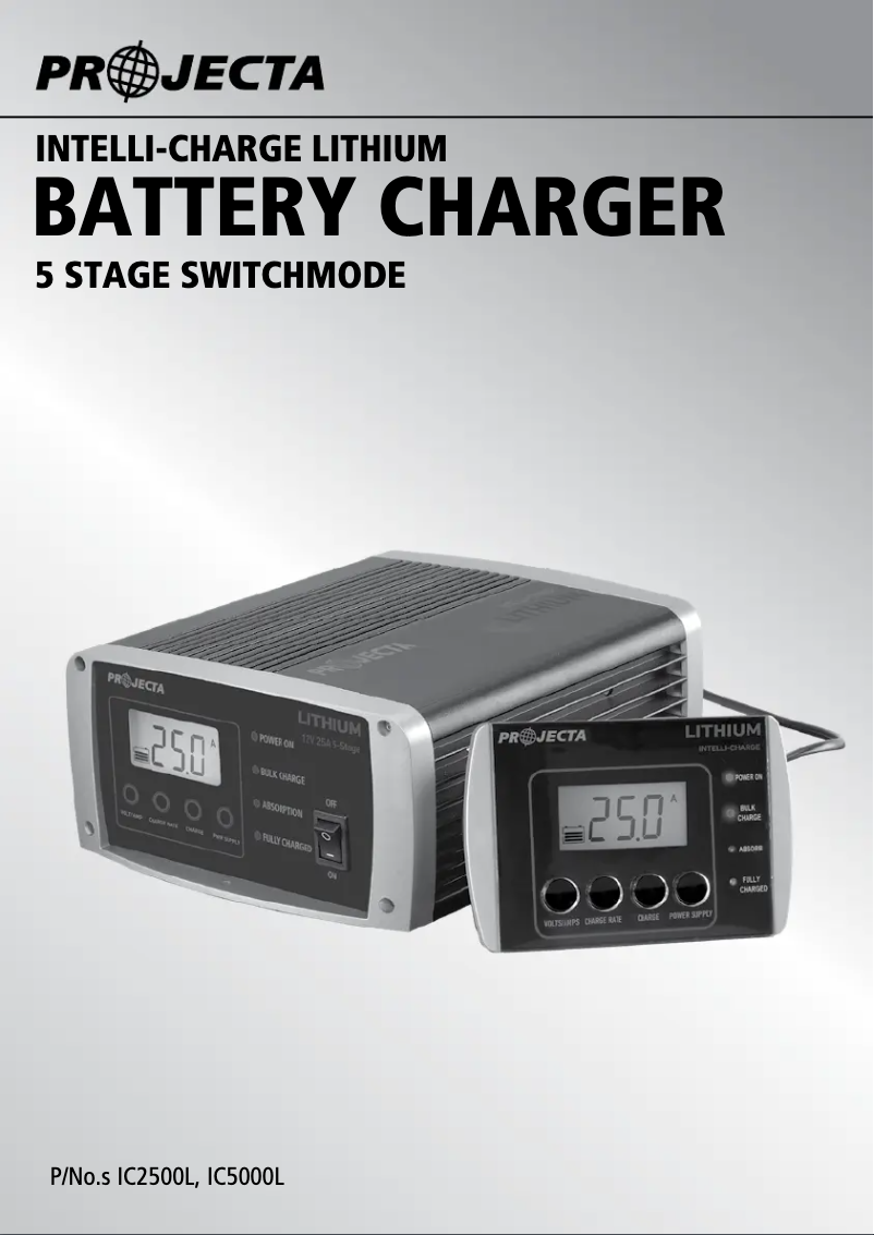 Página 1 del manual Manual de usuario Projecta IC5000L