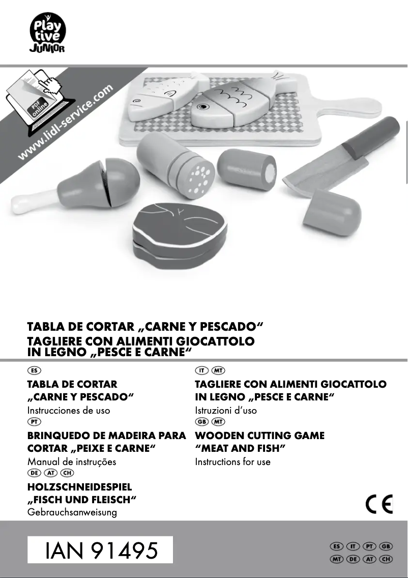 Imagen de la primera página del manual del dispositivo IAN 91495