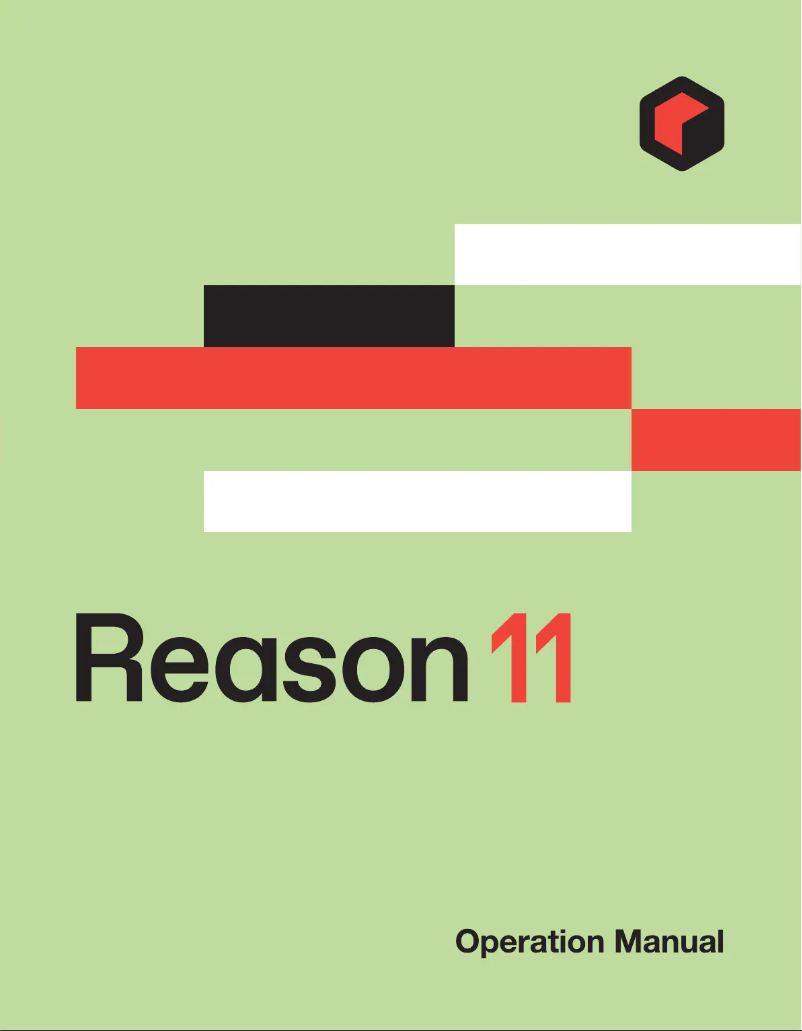 Página 1 del manual Manual de usuario Reason Reason 11