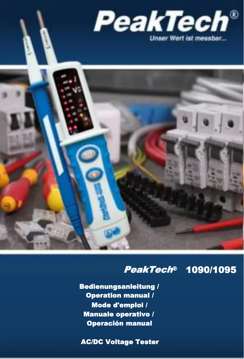 Imagen de la primera página del manual del dispositivo 1090