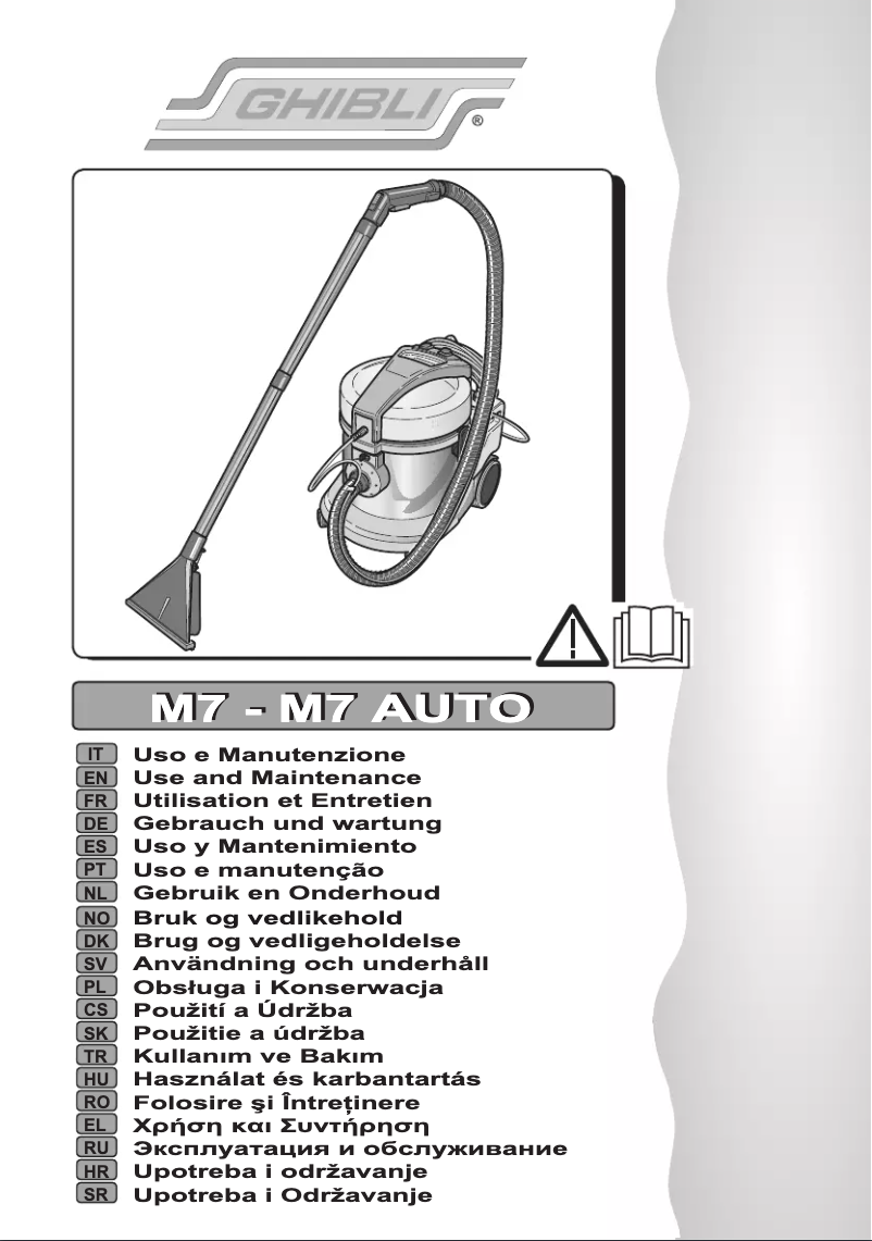 Imagen de la primera página del manual del dispositivo M7 Auto