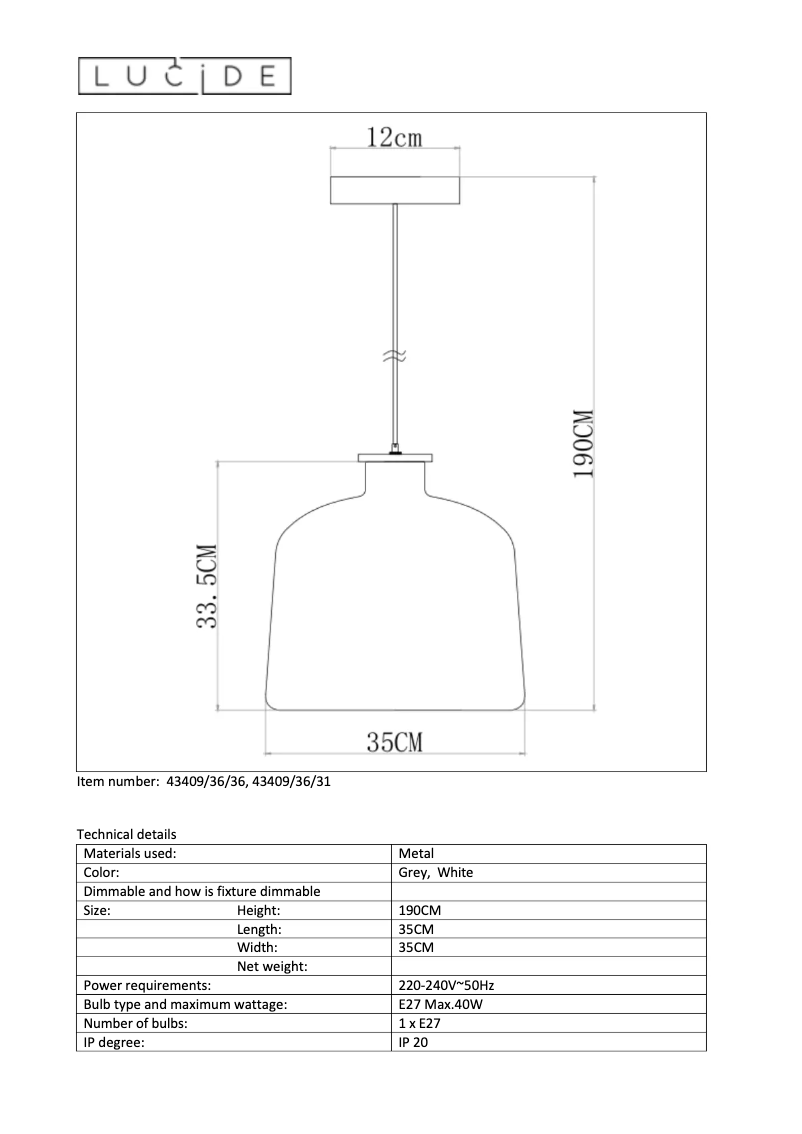 Imagen de la primera página del manual del dispositivo Graham