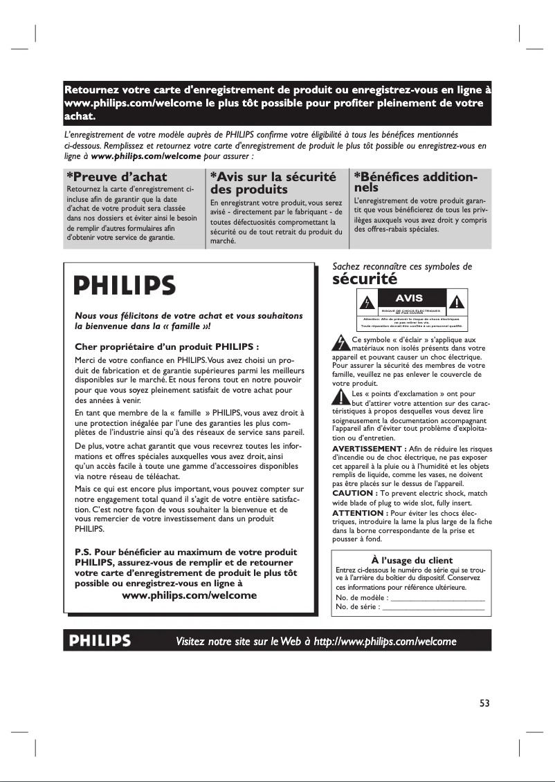 Página 1 del manual Manual de usuario Philips HTS6515