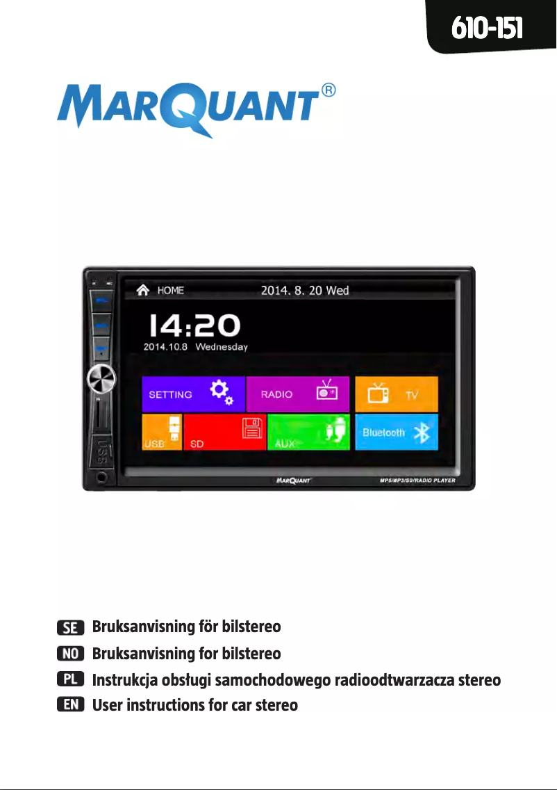 Imagen de la primera página del manual del dispositivo 610-151