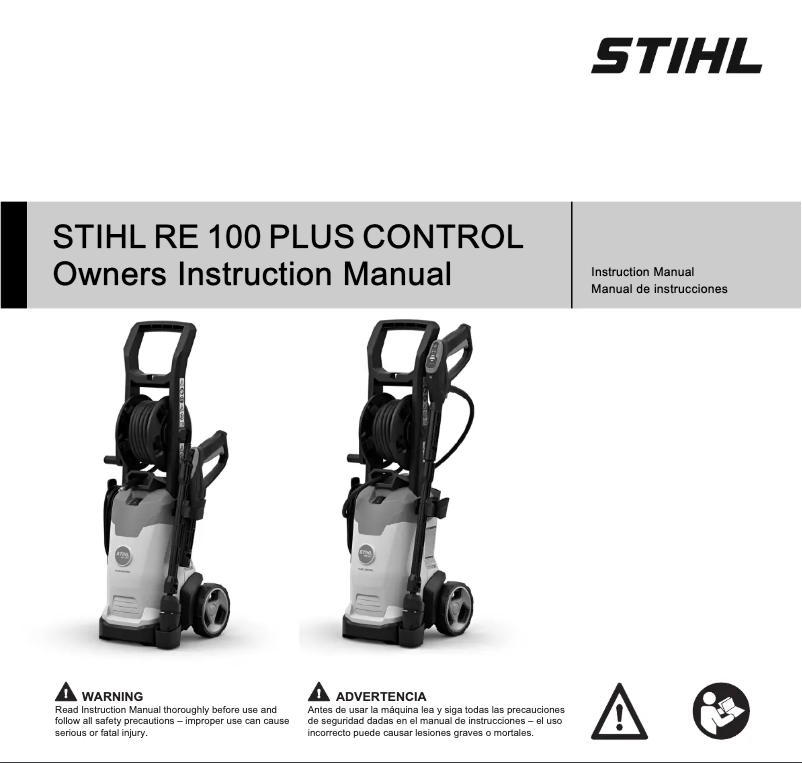 Página nº 1 - Manual de usuario Stihl RE 100 Plus Control
