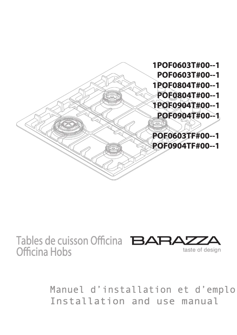 Imagen de la primera página del manual del dispositivo 1POF90