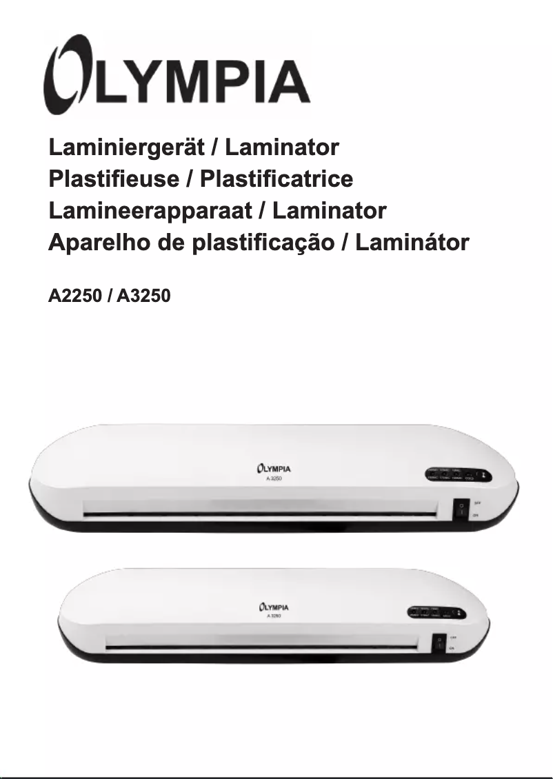 Imagen de la primera página del manual del dispositivo A 3250