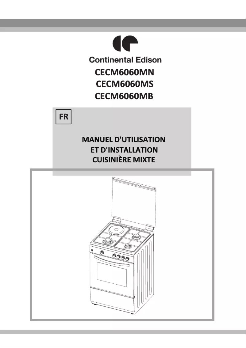 Imagen de la primera página del manual del dispositivo CECM6060MS
