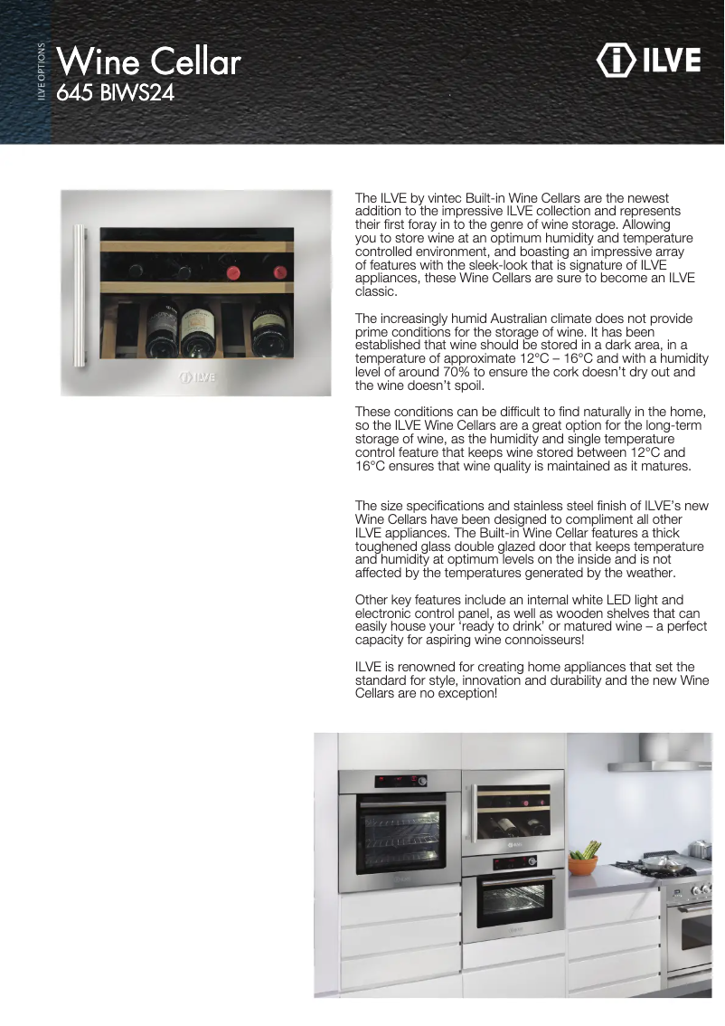 Imagen de la primera página del manual del dispositivo 645BIWS24