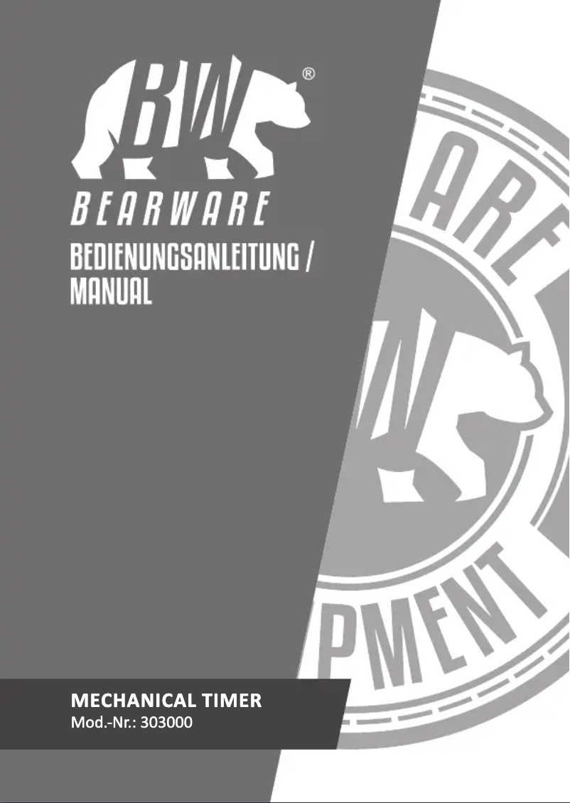 Página 1 del manual Manual de usuario Bearware 303000