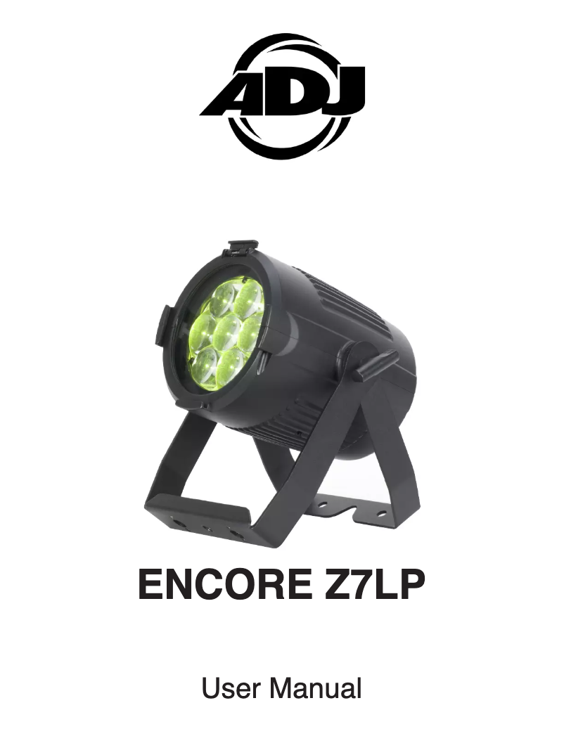 Imagen de la primera página del manual del dispositivo Encore Z7LP