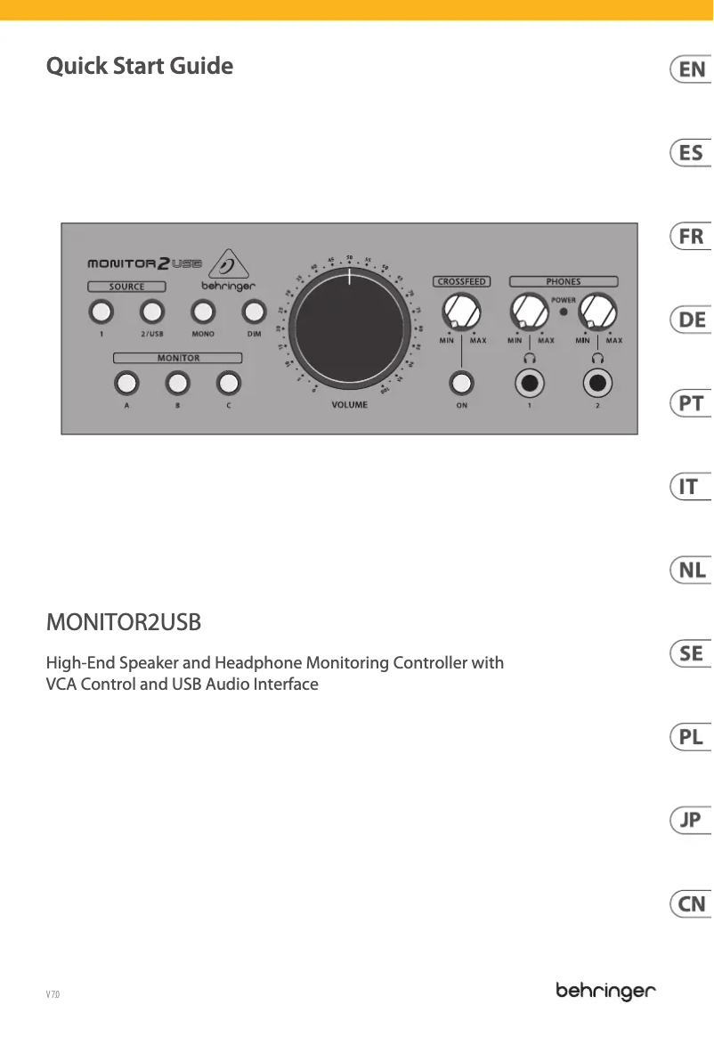 Imagen de la primera página del manual del dispositivo Monitor 2 USB