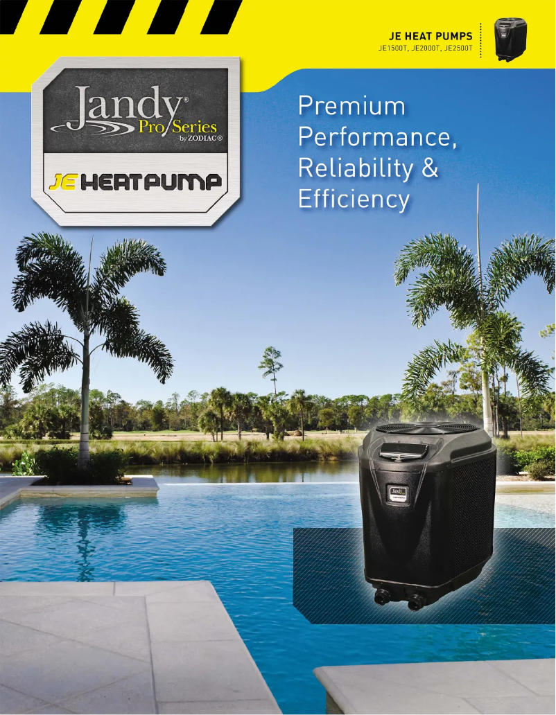 Página 1 del manual Folleto JANDY JE3000TR