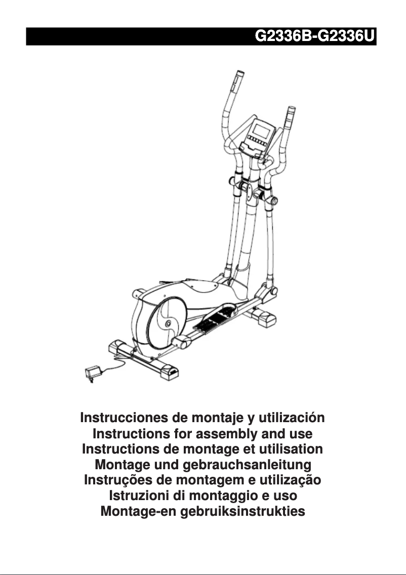 Página nº 1 - Manual de usuario BH Fitness G2336B
