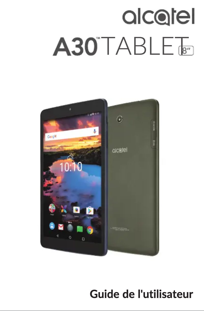 Página 1 del manual Manual de usuario Alcatel A30