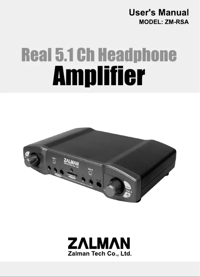 Imagen de la primera página del manual del dispositivo ZM-RSA