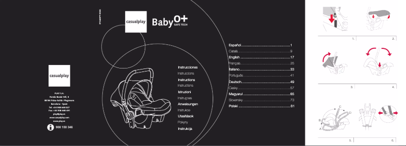 Imagen de la primera página del manual del dispositivo Baby