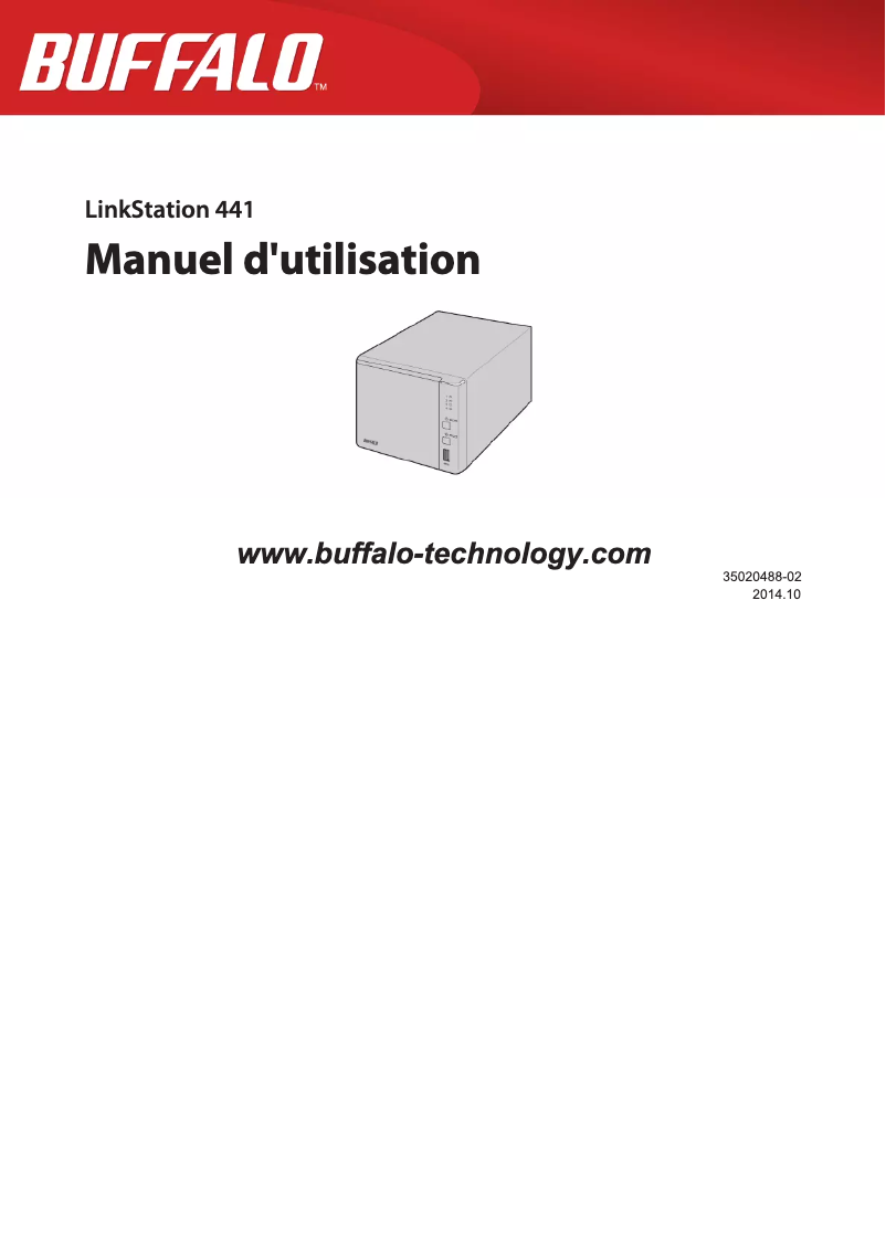 Página 1 del manual Manual de usuario Buffalo LinkStation 441e