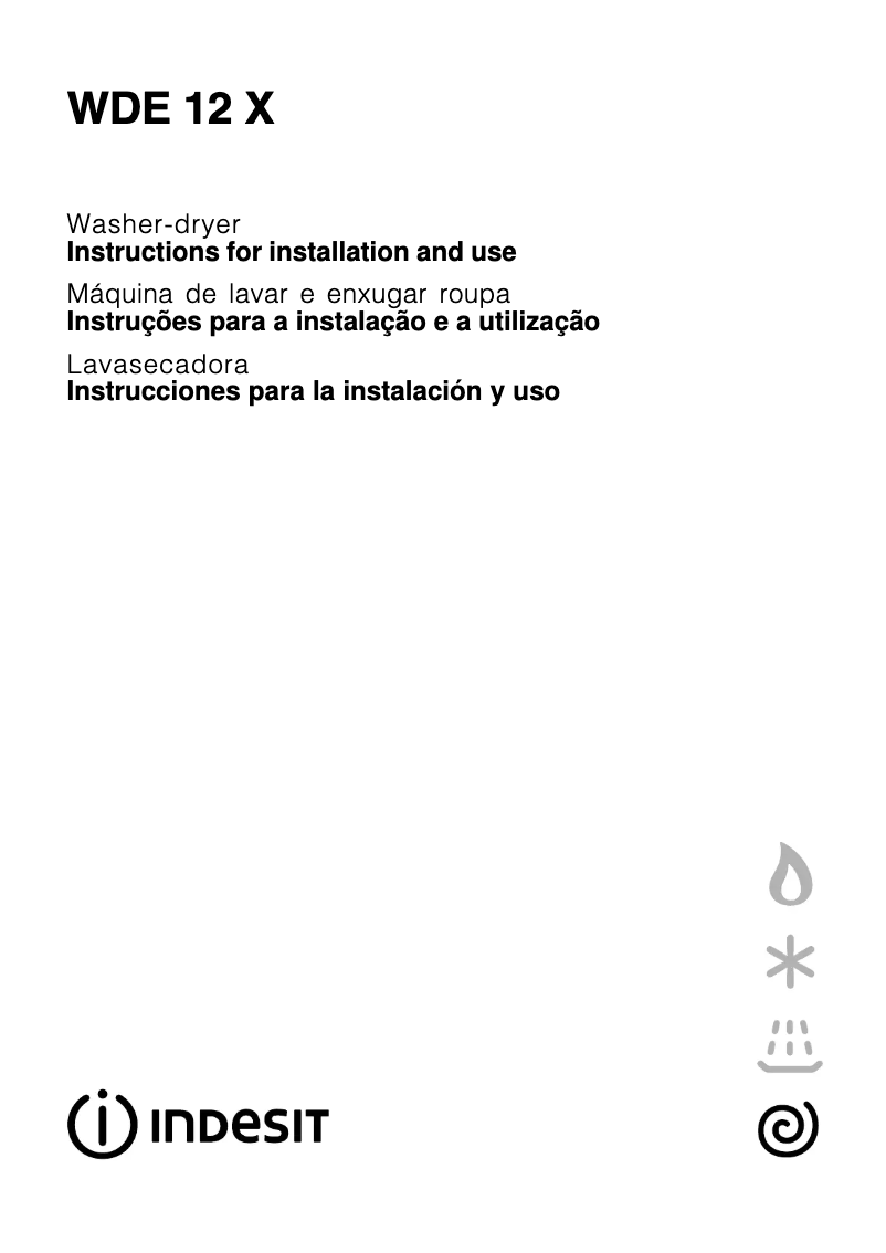 Imagen de la primera página del manual del dispositivo WDE 12 X