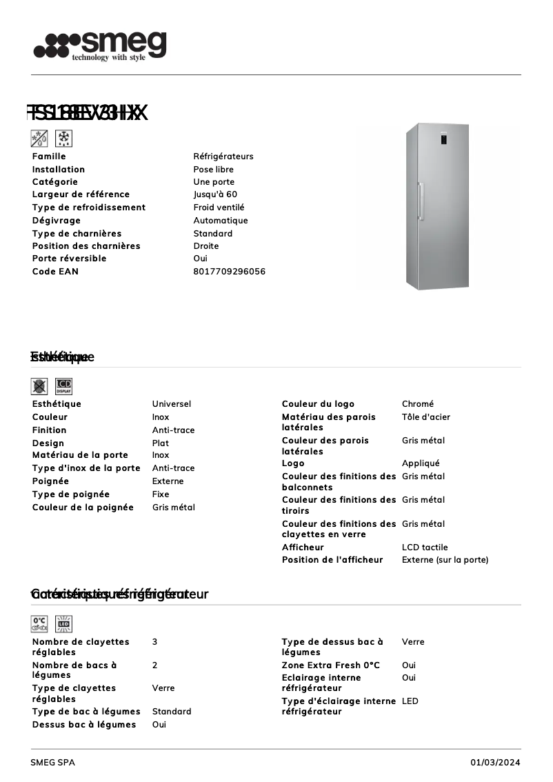 Imagen de la primera página del manual del dispositivo FS18EV3HX