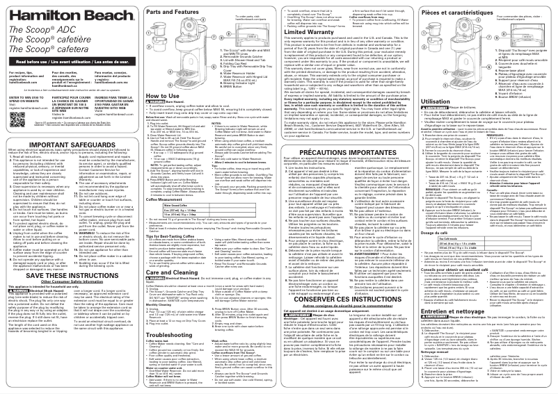 Imagen de la primera página del manual del dispositivo 47620