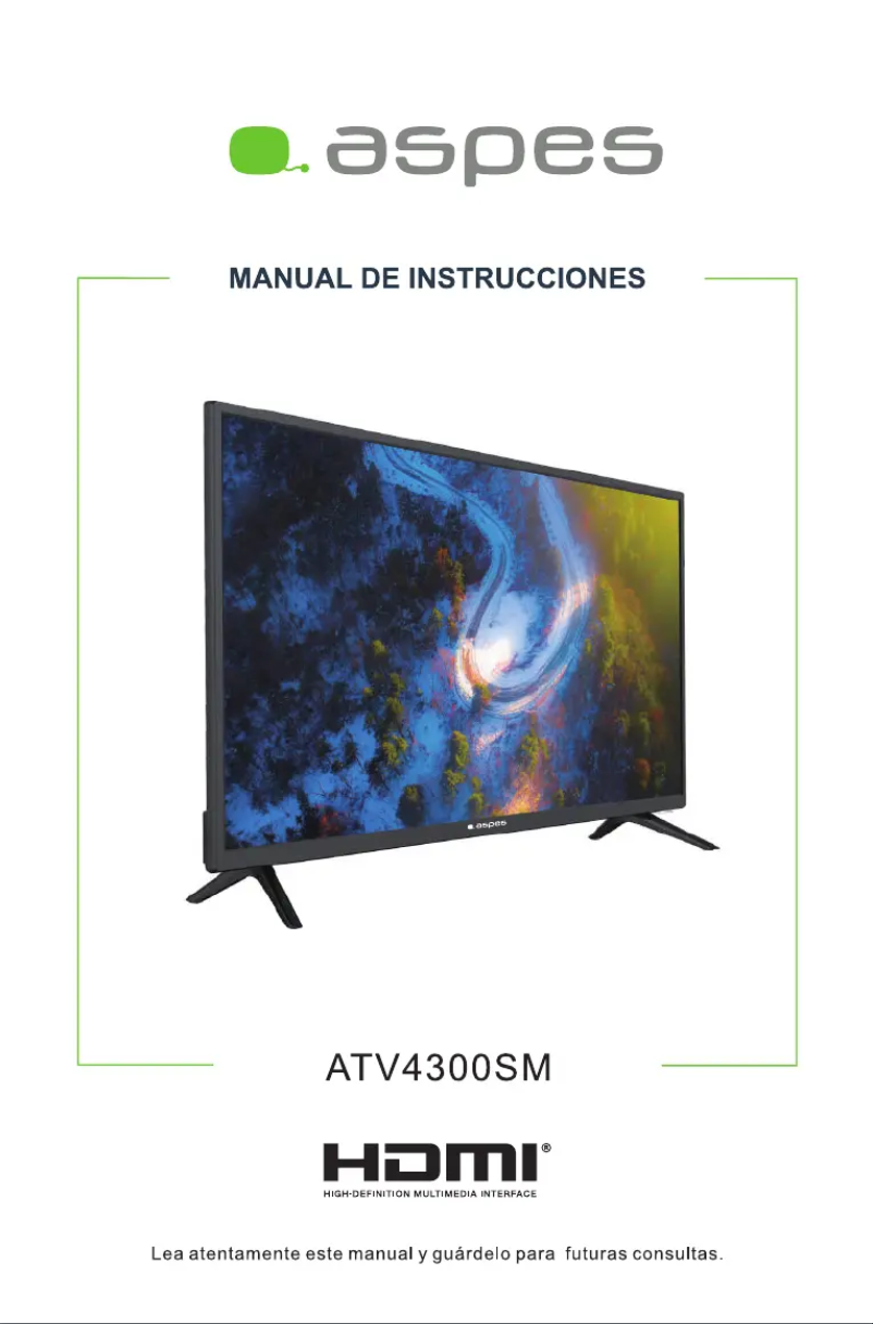 Página 1 del manual Manual de usuario Aspes ATV4300SM
