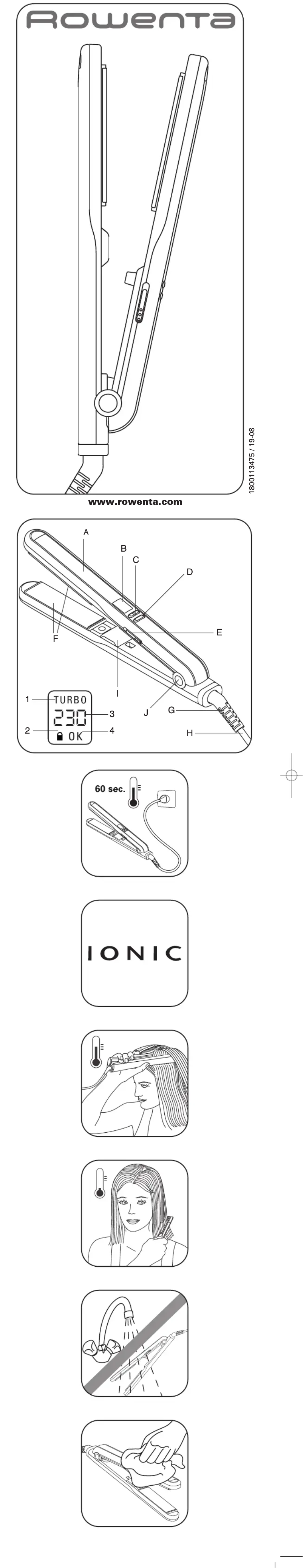 Imagen de la primera página del manual del dispositivo CF7620 Supremium Turbo