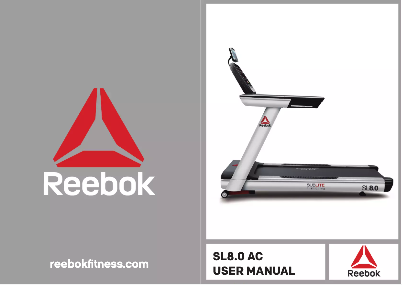 Página 1 del manual Manual de usuario Reebok SL8.0 AC