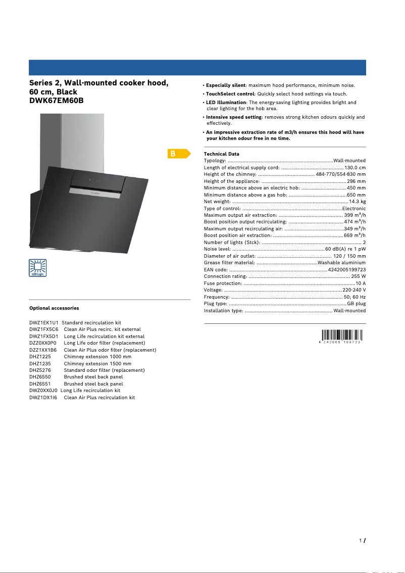 Imagen de la primera página del manual del dispositivo DWK67EM60B