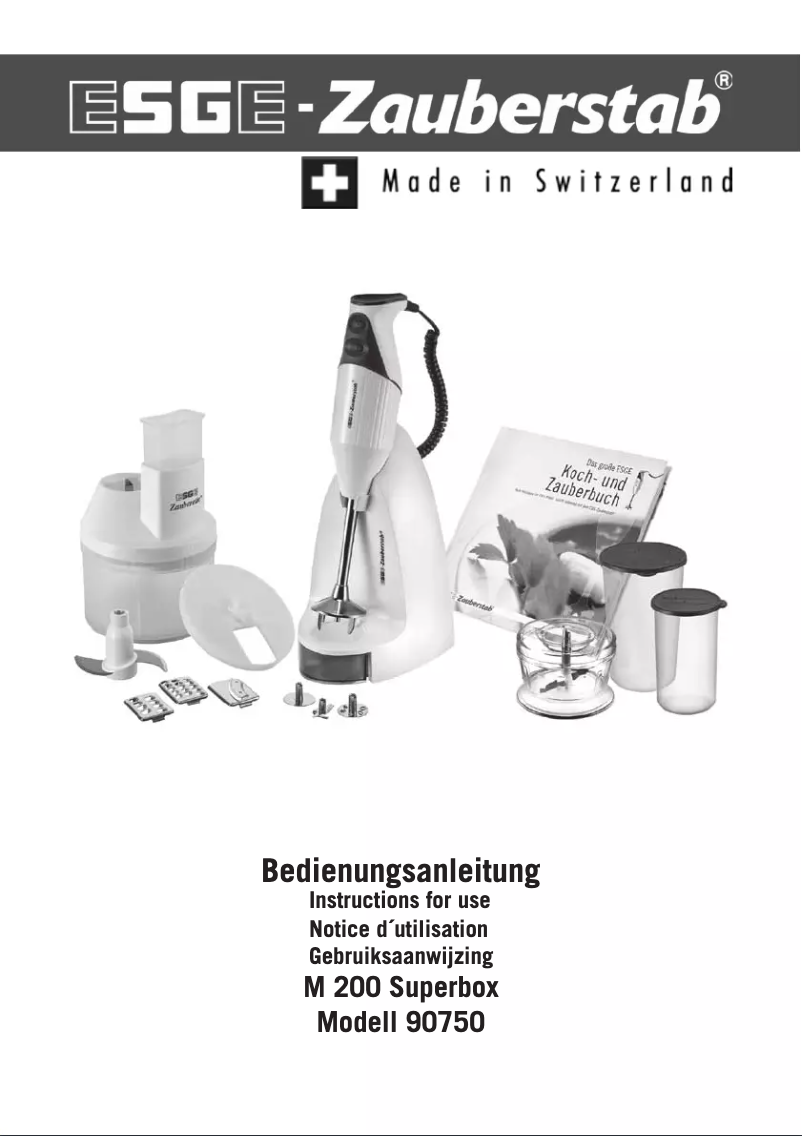 Página 1 del manual Manual de usuario ESGE M 200 Superbox