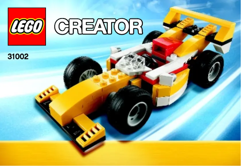 Página 1 del manual Manual de usuario Lego Super Racer