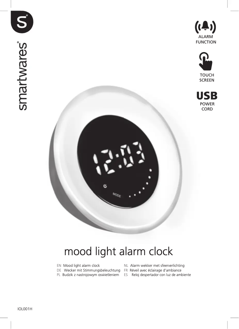 Página 1 del manual Manual de usuario Smartwares 10.021.36