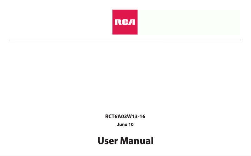 Imagen de la primera página del manual del dispositivo Juno 10
