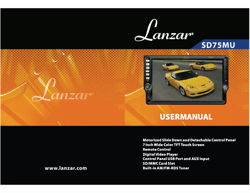 Imagen de la primera página del manual del dispositivo SD75MU