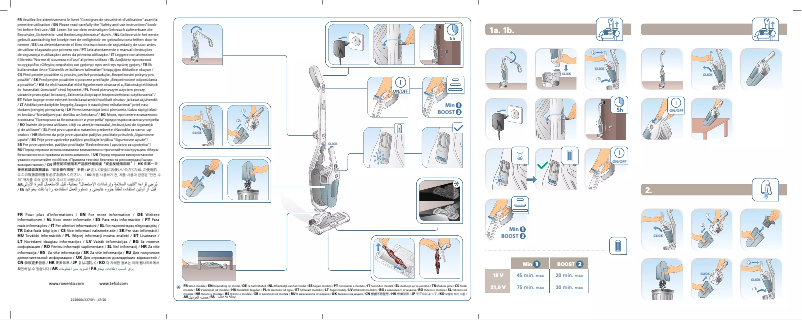 Imagen de la primera página del manual del dispositivo Dual Force 2-in-1 RH6735