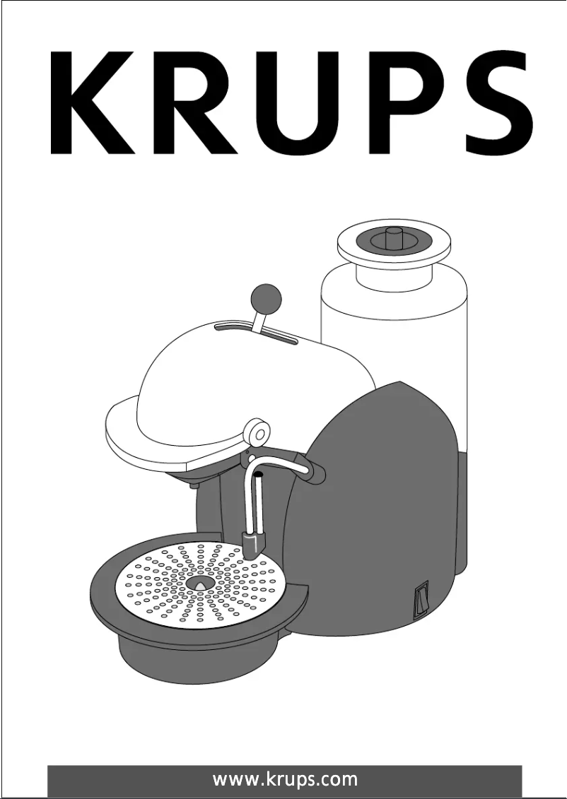 Página 1 del manual Manual de usuario Krups FNA 131