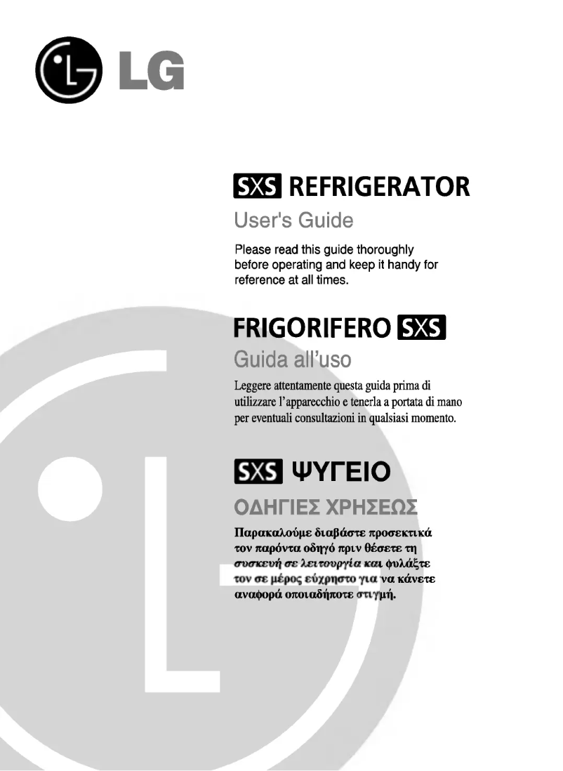 Página nº 1 - Manual de usuario LG GC-P227SSJA