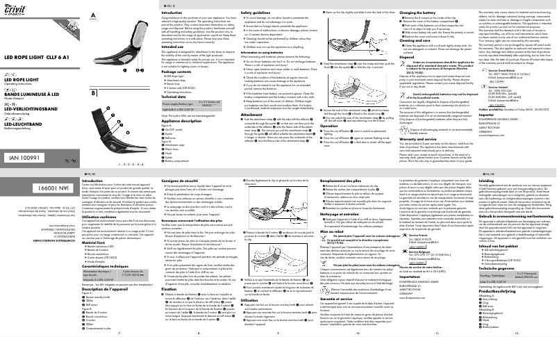 Página 1 del manual Manual de usuario Crivit IAN 100991