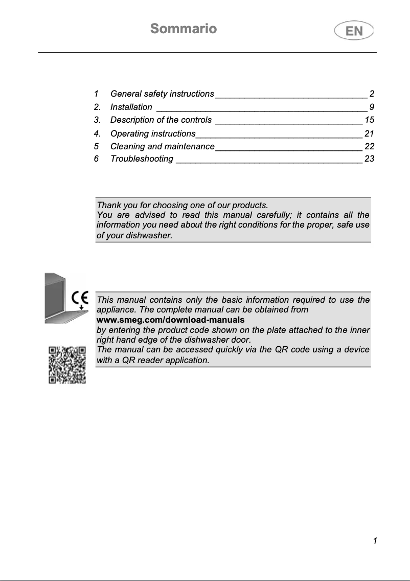 Imagen de la primera página del manual del dispositivo LSP382CX