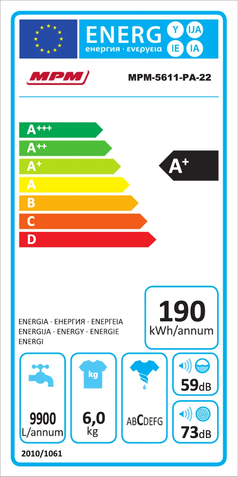 Imagen de la primera página del manual del dispositivo MPM-5611-PA-22