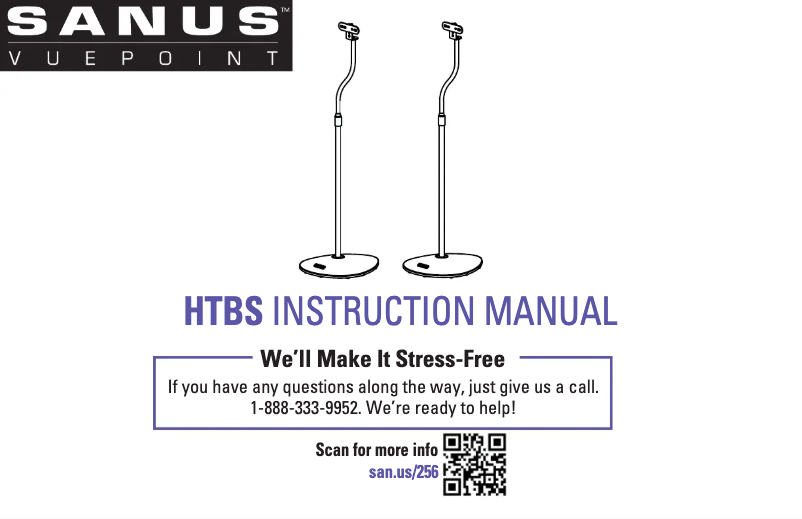 Página 1 del manual Manual de usuario Sanus HTBS