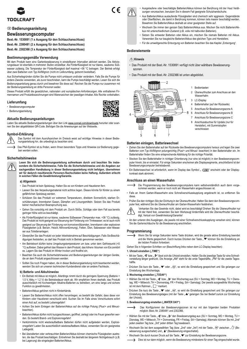 Página 1 del manual Manual de usuario Toolcraft Easy Duo TO-7141443