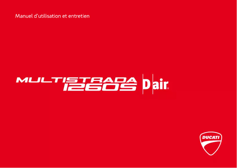 Página 1 del manual Manual de usuario Ducati Multistrada 1260 S D-air (2020)
