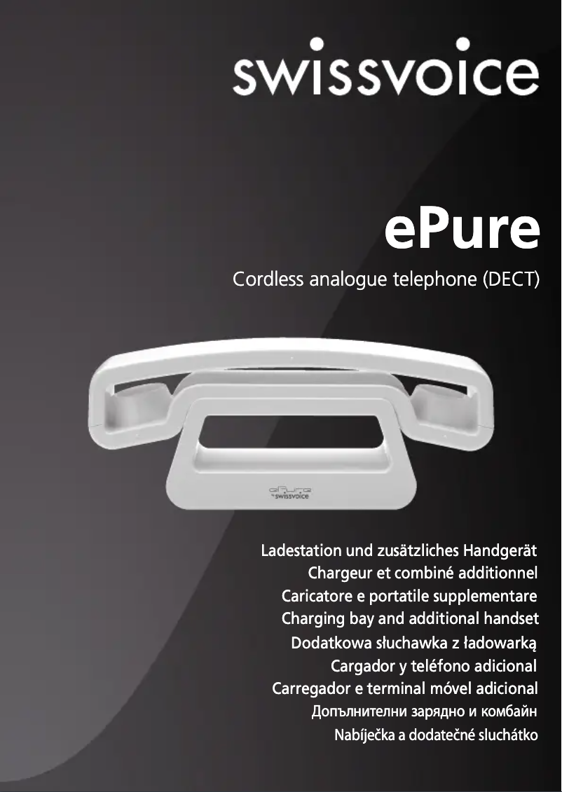 Imagen de la primera página del manual del dispositivo ePure