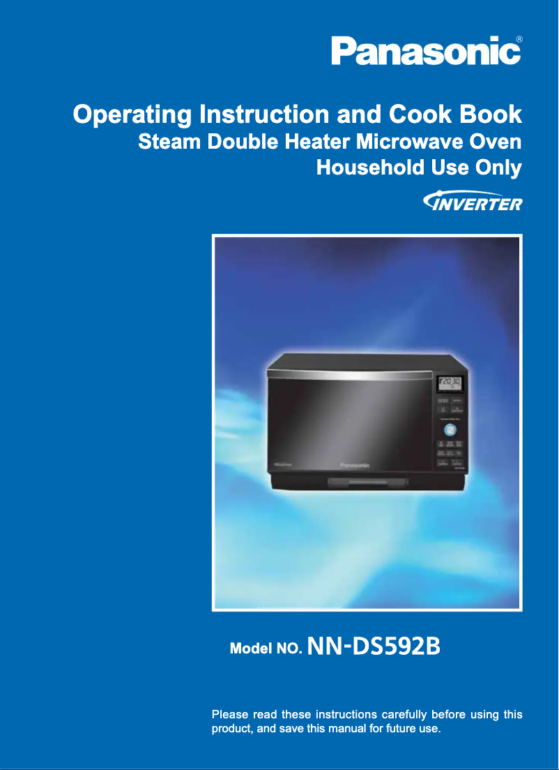 Imagen de la primera página del manual del dispositivo NN-DS592B