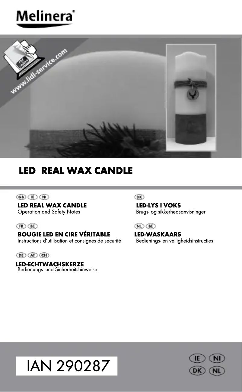 Imagen de la primera página del manual del dispositivo IAN 290287