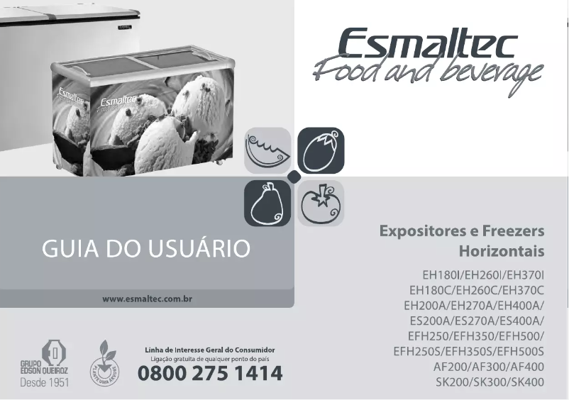 Página 1 del manual Manual de usuario Esmaltec ES400A