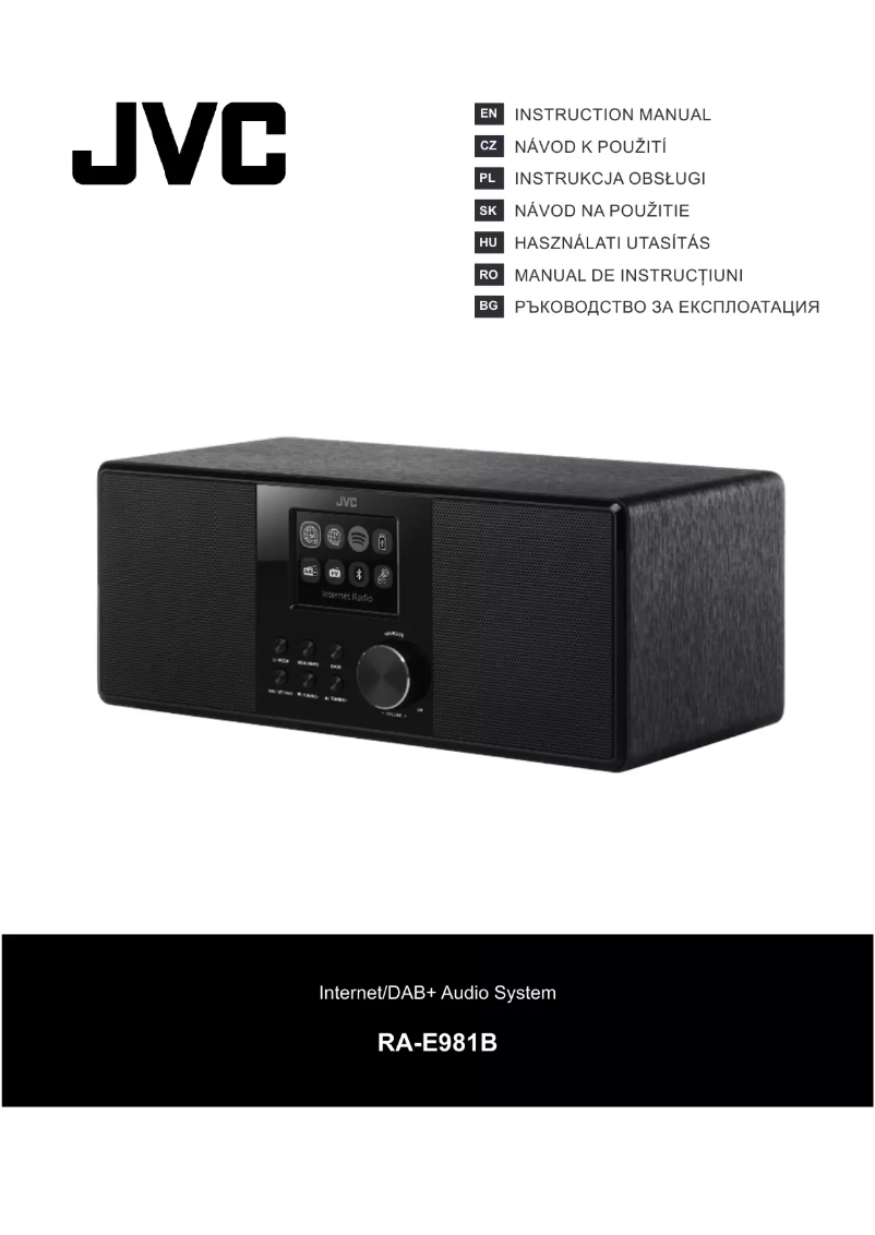 Imagen de la primera página del manual del dispositivo RA-E981B