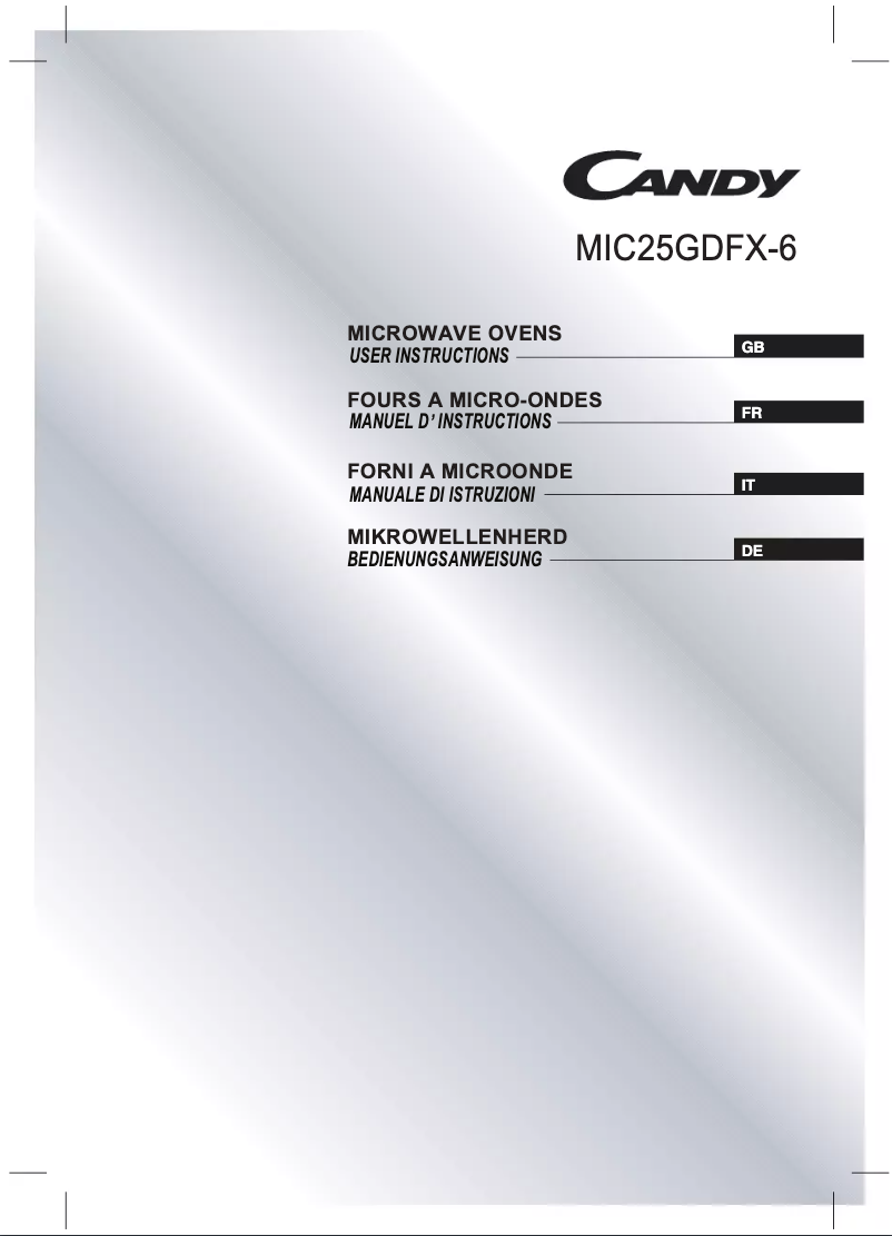Imagen de la primera página del manual del dispositivo MIC25GDFX-6